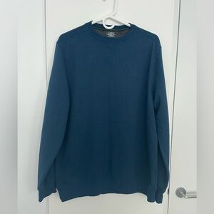 G.H. Bass & Co. Men's Navy Crewneck Sweatshirt Blue Size L